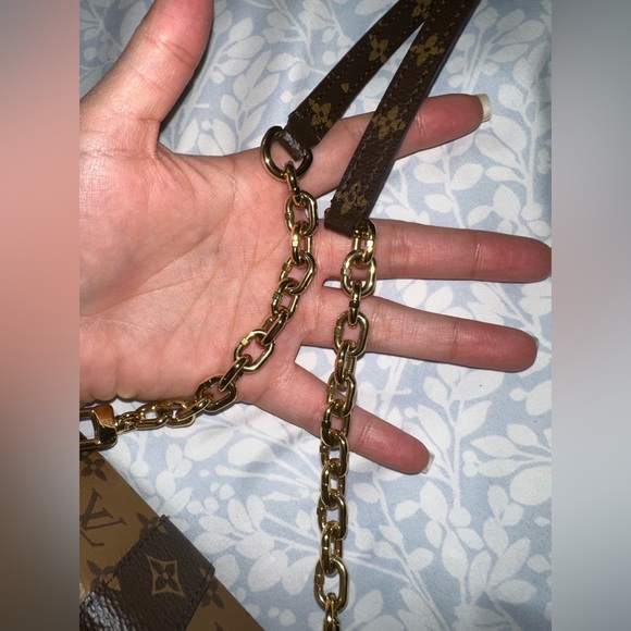 LV Reverse Monogram Vertical Trunk Pochette - Picture 8 of 10